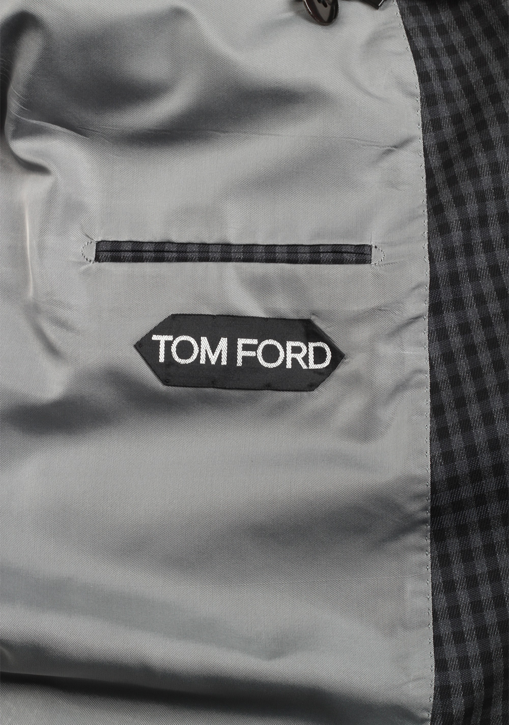 TOM FORD Wetherby Double Breasted Gray Suit Size 48 / 38R U.S. | Costume Limité