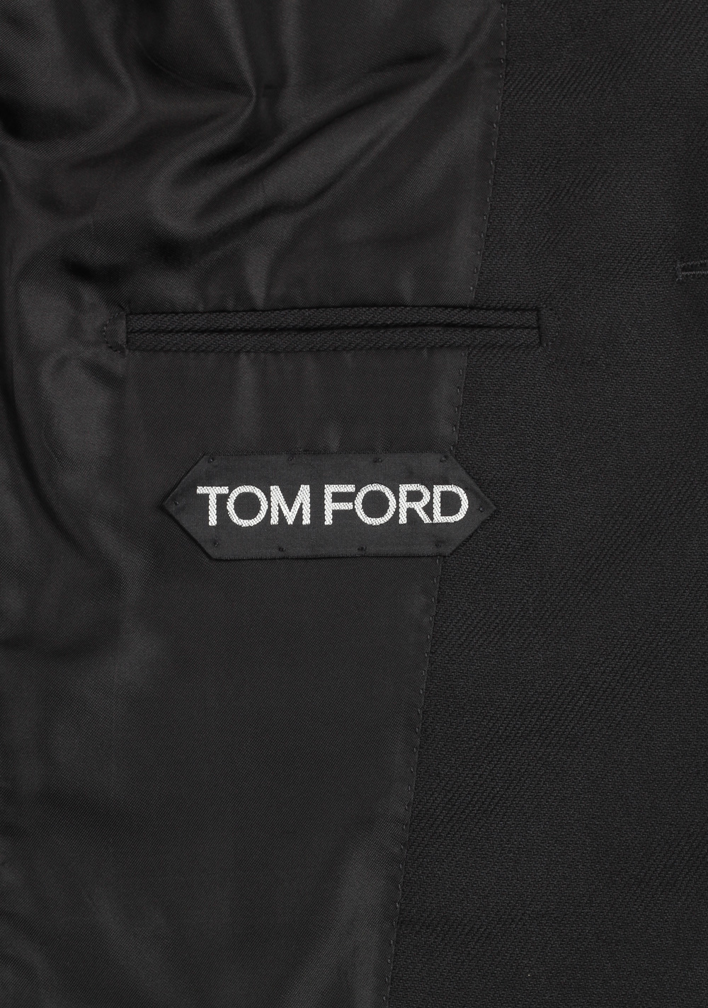 TOM FORD Atticus Solid Black Suit Size 46 / 36R U.S. | Costume Limité
