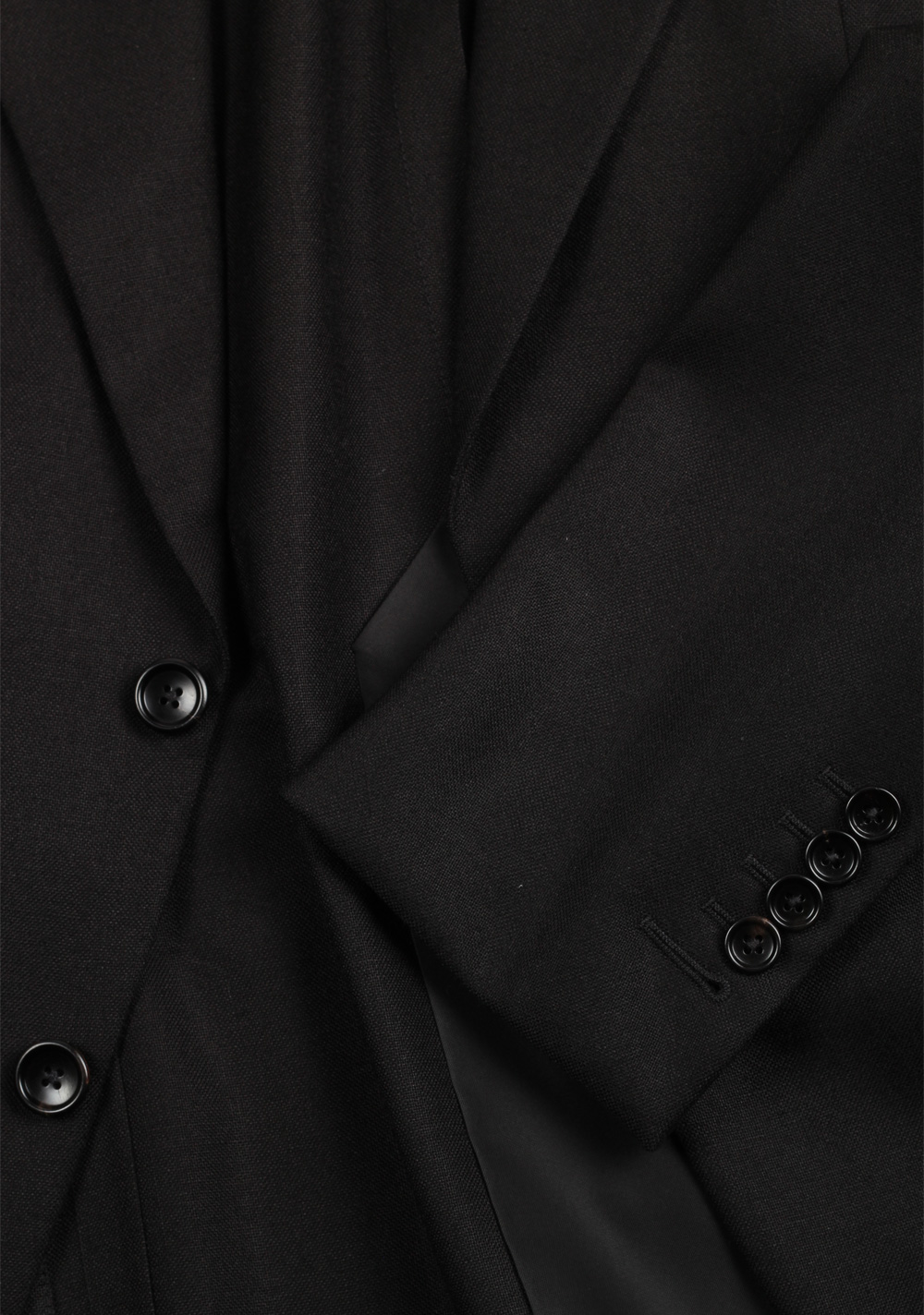 TOM FORD New Spencer Solid Black Suit Size 46 / 36R U.S. | Costume Limité