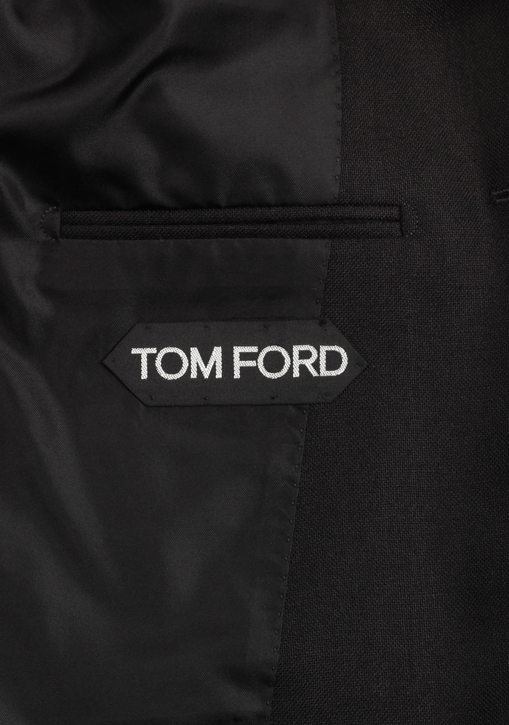 TOM FORD New Spencer Solid Black Suit Size 46 / 36R U.S. | Costume Limité