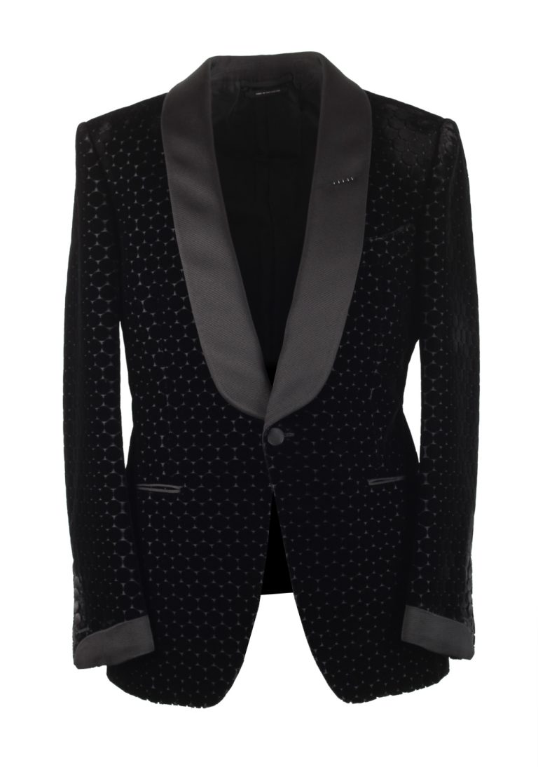 TOM FORD Buckley Black Tuxedo Dinner Jacket 48 / 38R U.S. - thumbnail | Costume Limité