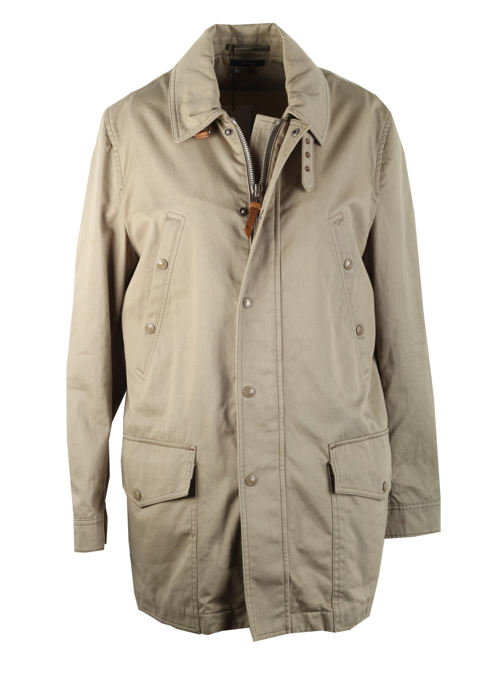 TOM FORD Grayish Beige Jacket Coat Size 48 / 38R U.S. Outerwear | Costume Limité