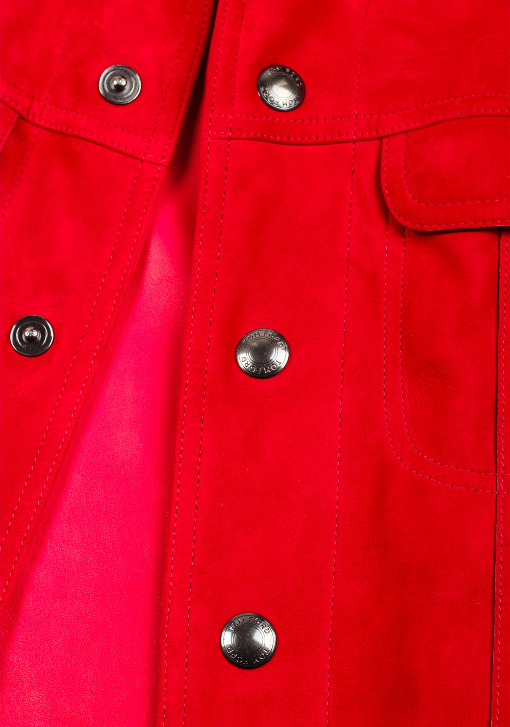 TOM FORD Red Western Jacket Coat Size 48 / 38R U.S. | Costume Limité