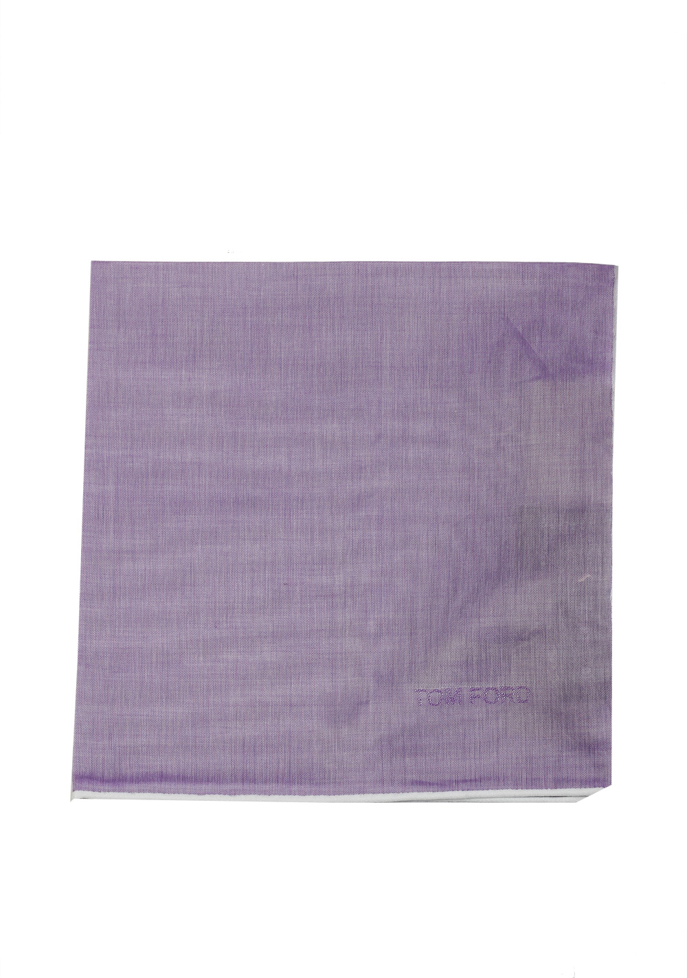 Tom Ford Lilac Cotton Pocket Square Solid 16″ x 16″ | Costume Limité