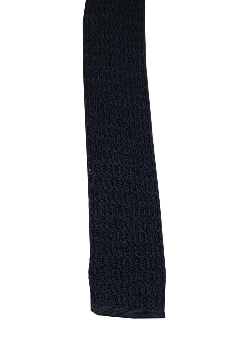 TOM FORD Knitted  Blue Tie In Silk - thumbnail | Costume Limité
