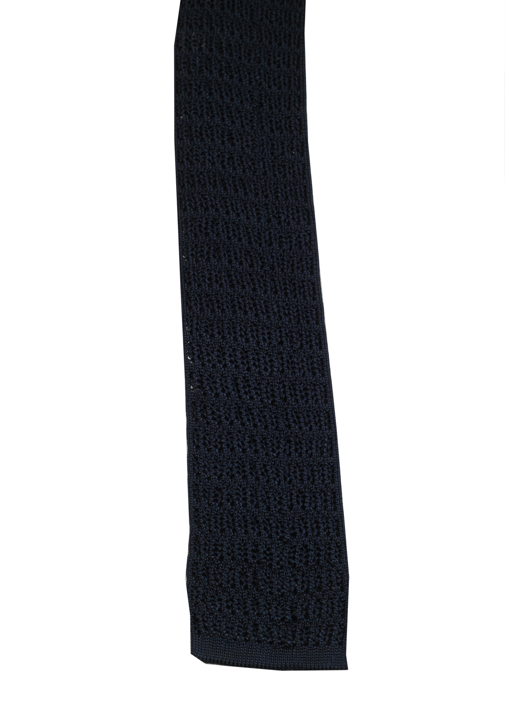 TOM FORD Knitted  Blue Tie In Silk | Costume Limité