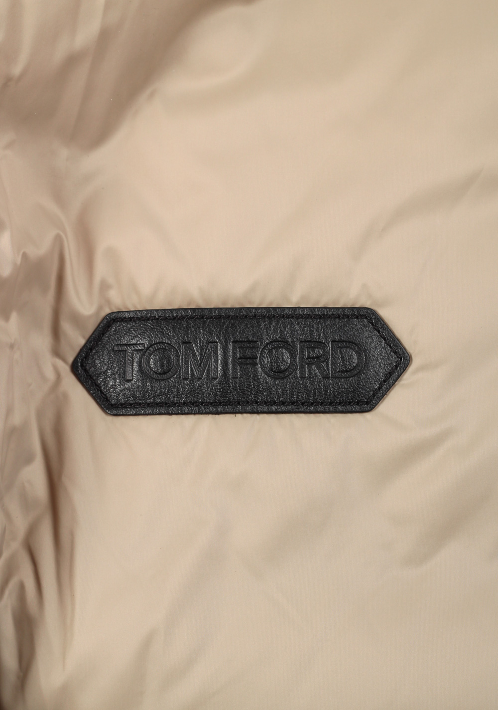 TOM FORD Beige Lamb Suede Gilet Vest Size 48 / 38R U.S. | Costume Limité