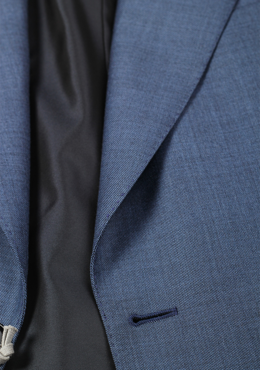 TOM FORD Shelton Solid Blue Sharkskin Suit Size 48 / 38R U.S. In Wool ...