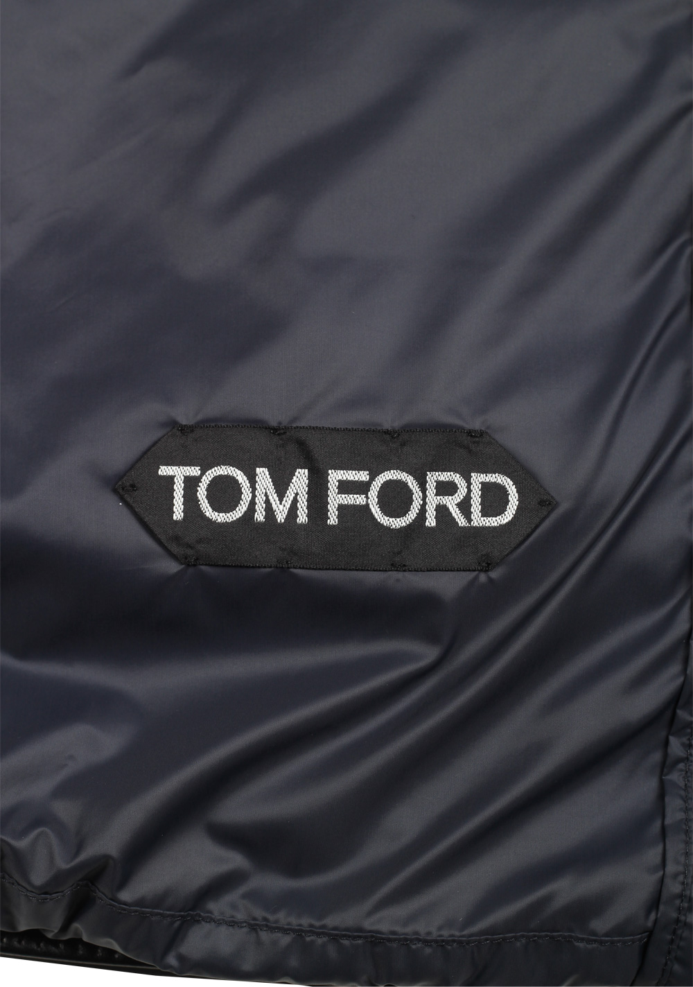TOM FORD Blue Quilted Shell Down Gilet Vest Size 54 / 44R U.S. | Costume Limité