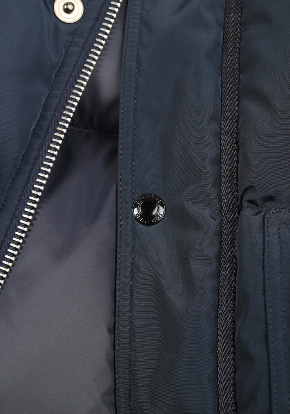 TOM FORD Blue Quilted Down Jacket Coat | Costume Limité