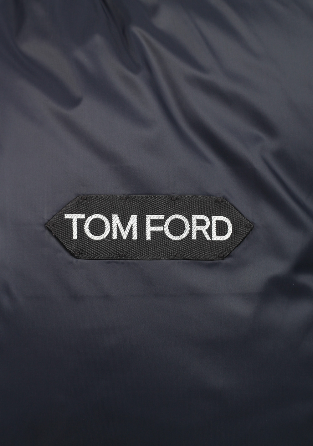 TOM FORD Blue Quilted Down Jacket Coat | Costume Limité