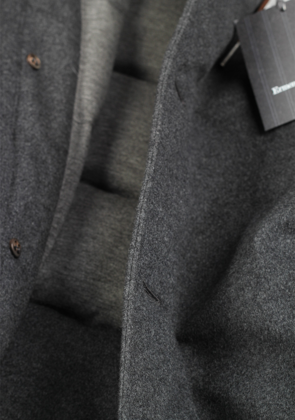 ZEGNA Gray Oasi Cashmere Elements Over Coat Size 48 / 38R U.S. | Costume Limité