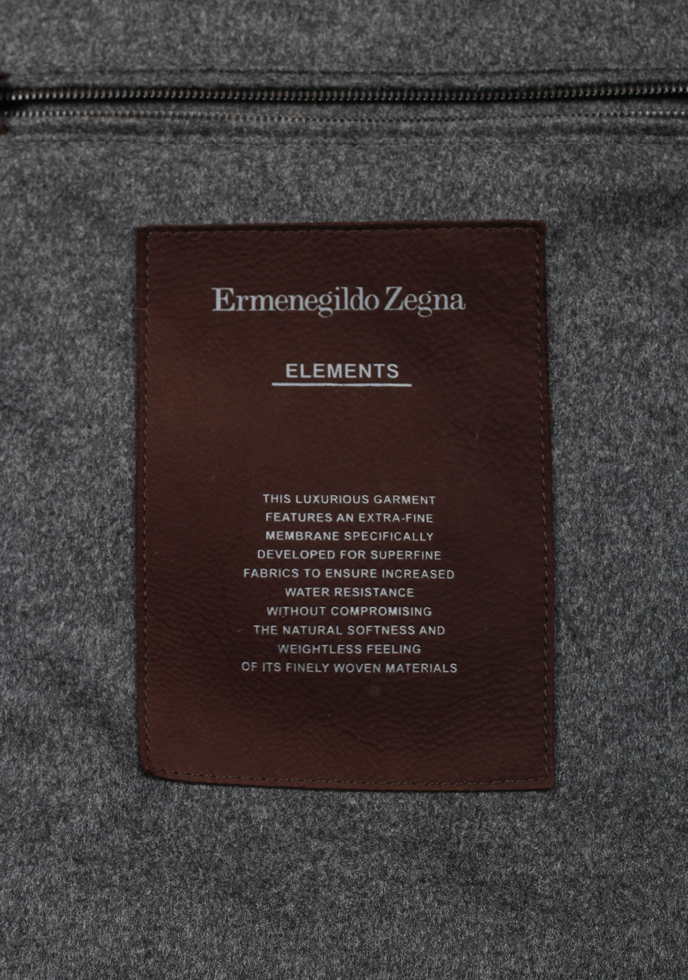 ZEGNA Gray Oasi Cashmere Elements Over Coat Size 48 / 38R U.S. | Costume Limité