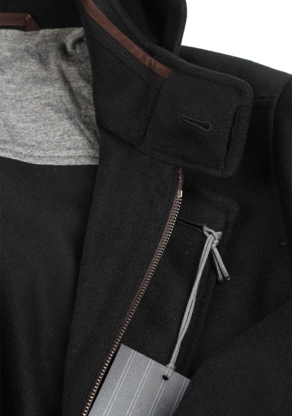 ZEGNA Black Oasi Cashmere Coat Size 48 / 38R U.S. | Costume Limité