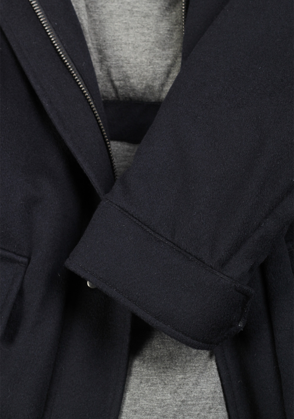 ZEGNA Blue Oasi Cashmere Elements Over Coat Size 48 / 38R U.S. | Costume Limité