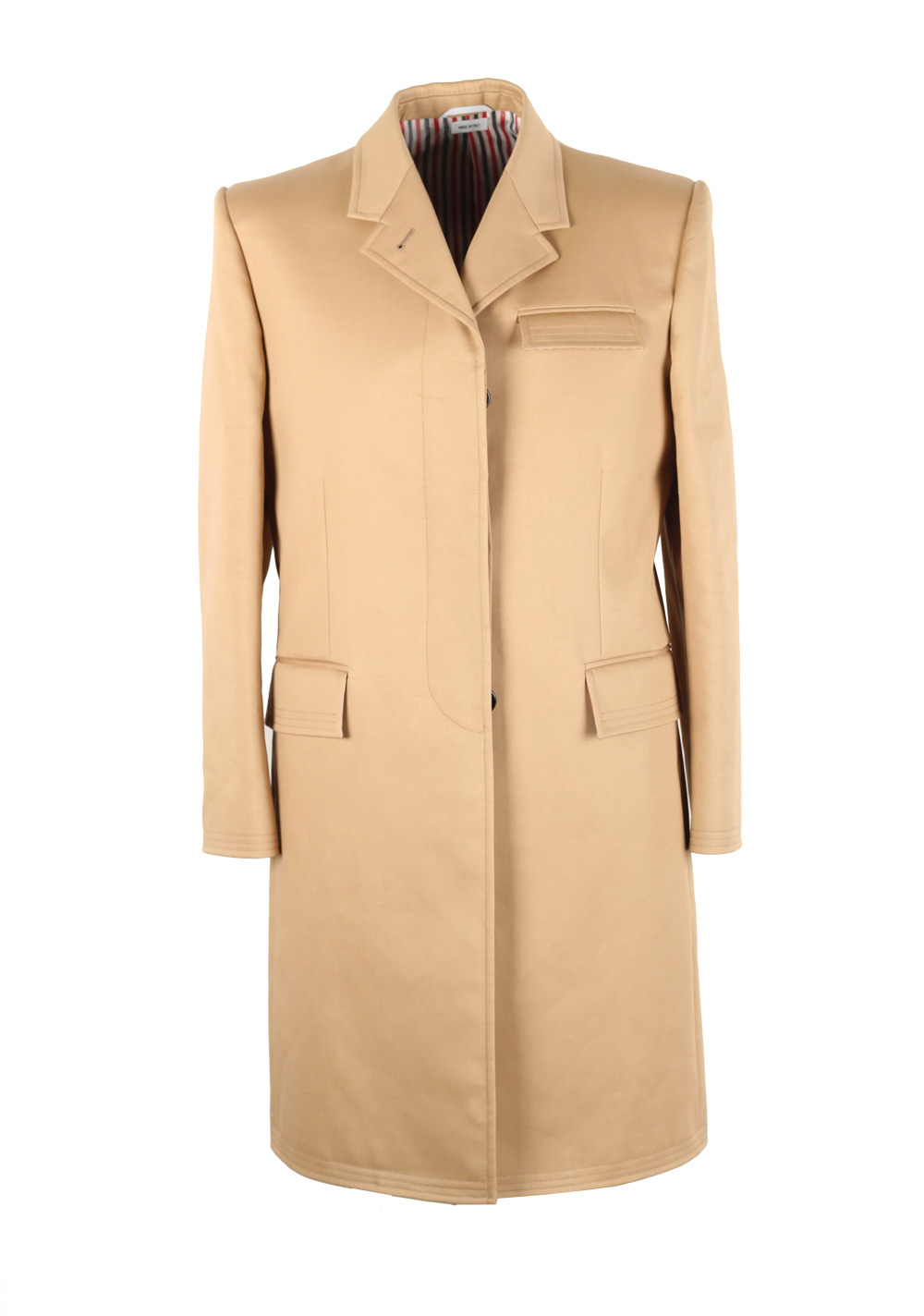 Thom Browne NEW YORK Beige Jacket Coat | Costume Limité