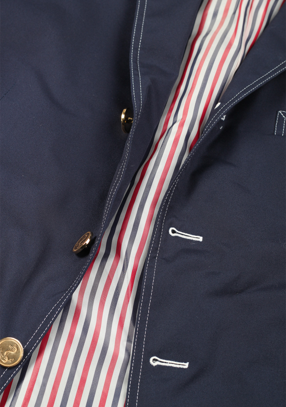 Thom Browne NEW YORK Typewriter Blue Blazer Sport Coat Size 52 / 42 U.S. | Costume Limité