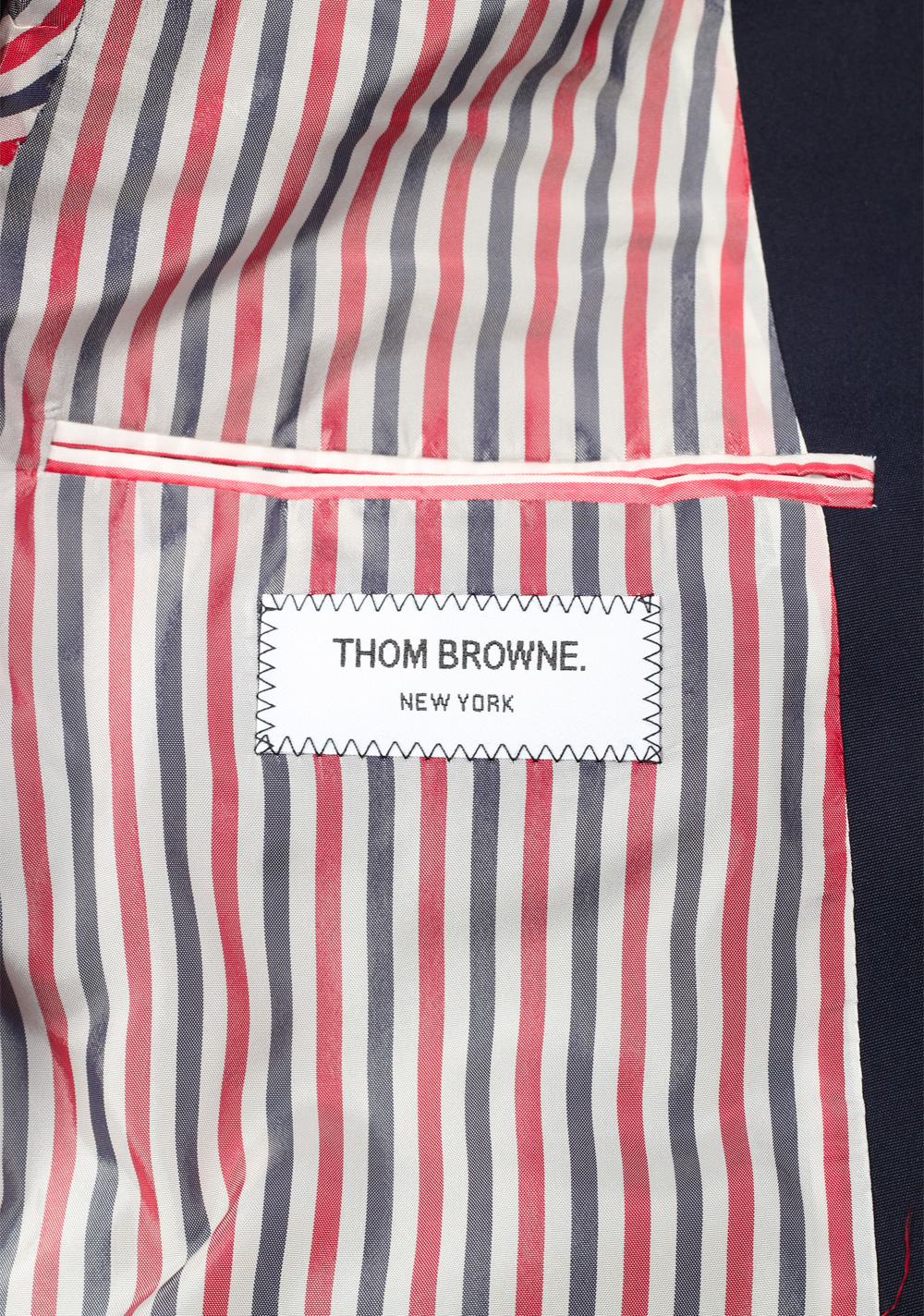 Thom Browne NEW YORK Typewriter Blue Blazer Sport Coat Size 52 / 42 U.S. | Costume Limité