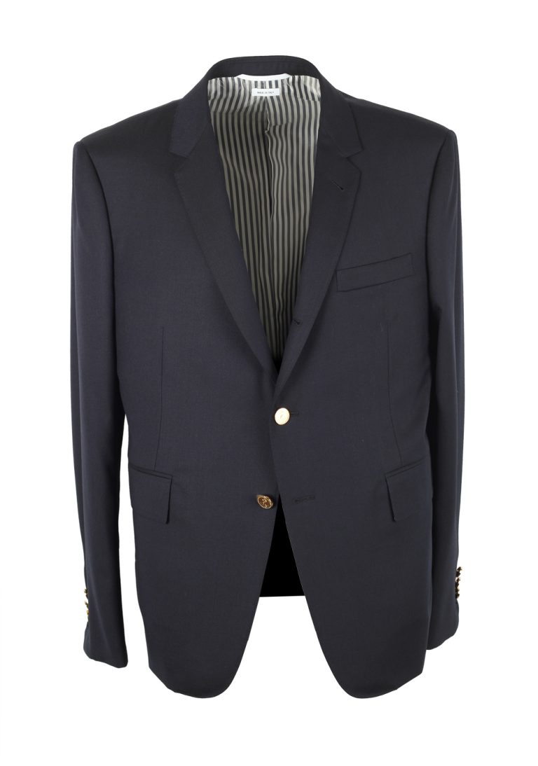 Thom Browne NEW YORK Twill High Armhole Blue Blazer Sport Coat Size 54 / 44 U.S. - thumbnail | Costume Limité