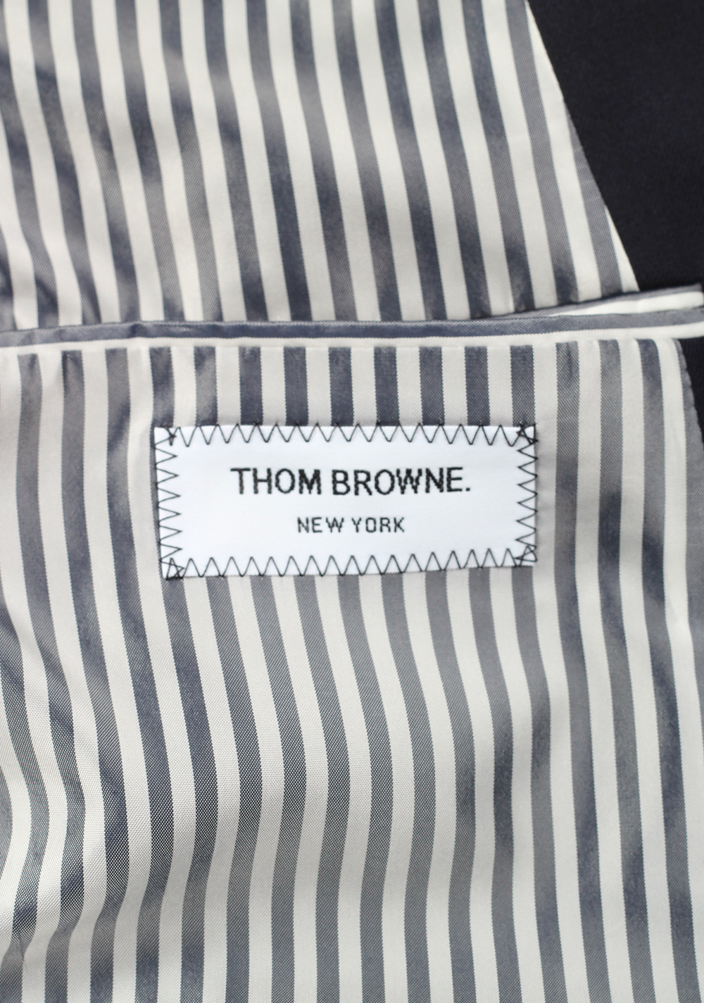 Thom Browne NEW YORK Twill High Armhole Blue Blazer Sport Coat Size 54 / 44 U.S. | Costume Limité