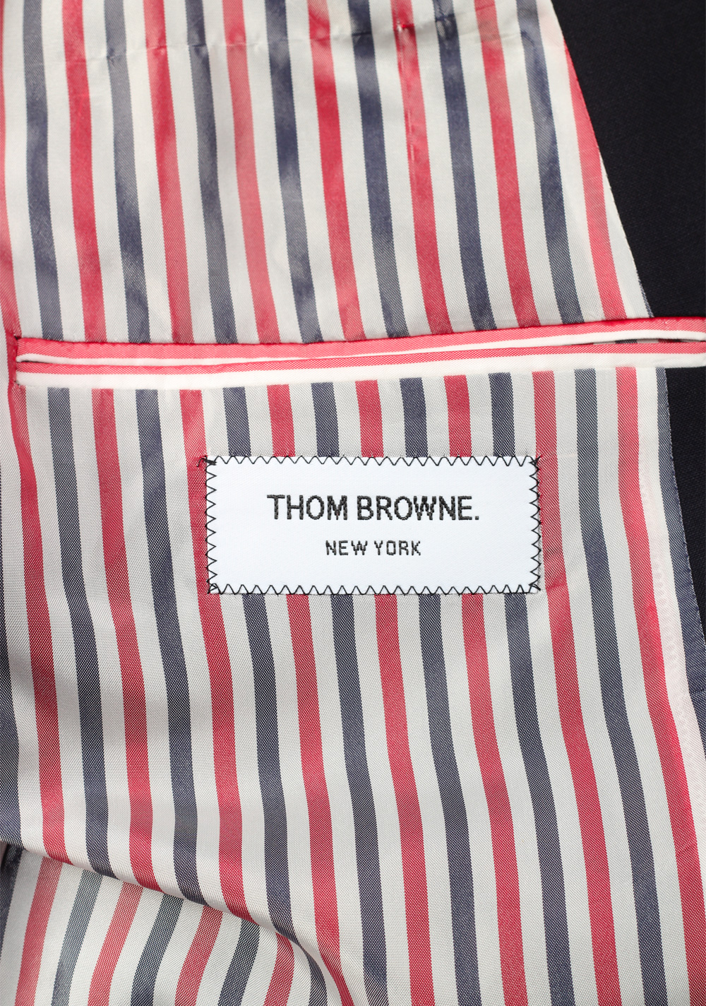 Thom Browne NEW YORK 4 Bar Blue Blazer Sport Coat | Costume Limité