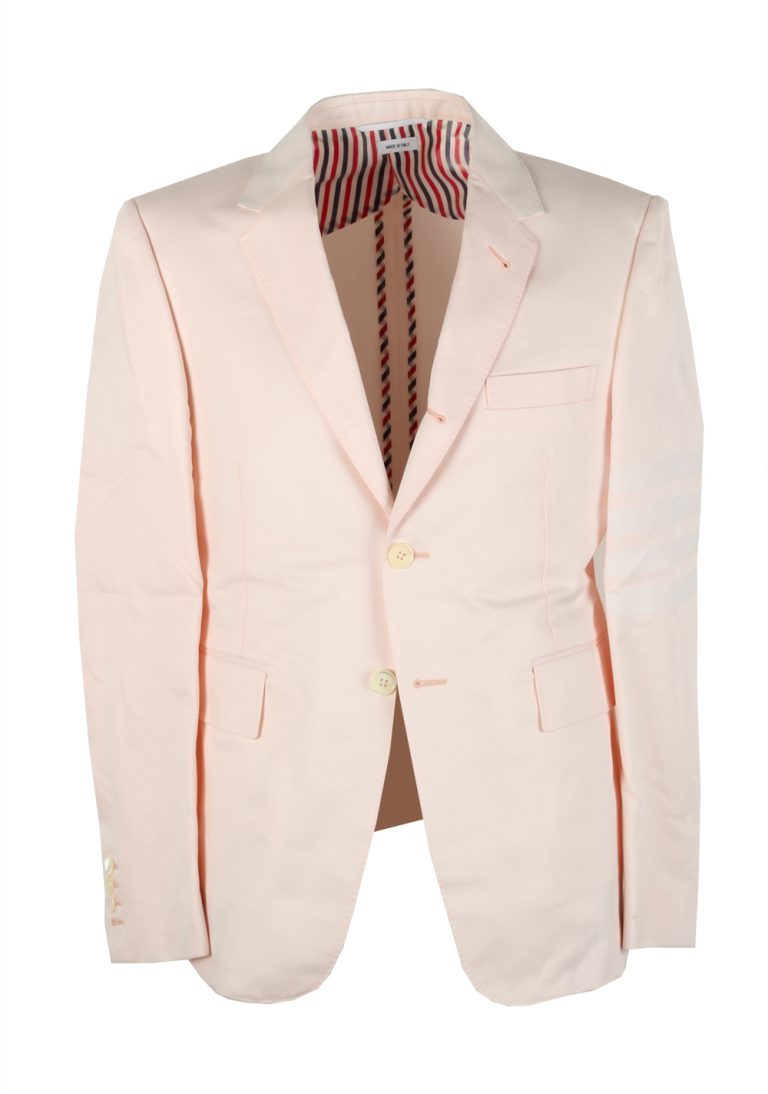 Thom Browne NEW YORK 4 Bar Pink Blazer Sport Coat Size 48 / 38R U.S. - thumbnail | Costume Limité