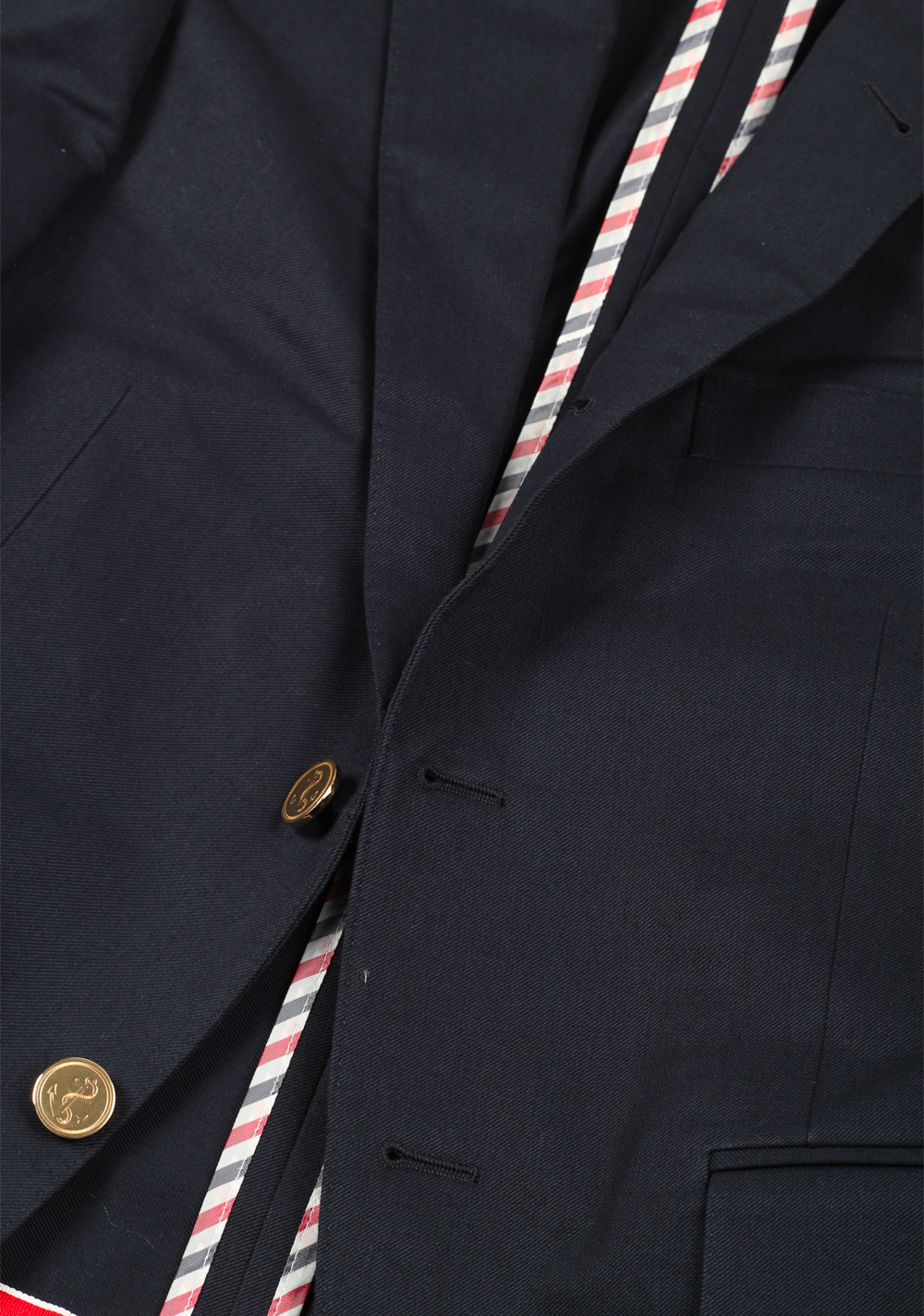 Thom Browne NEW YORK Twill High Armhole Blue Blazer Sport Coat Size 46 / 36R U.S. – image 2