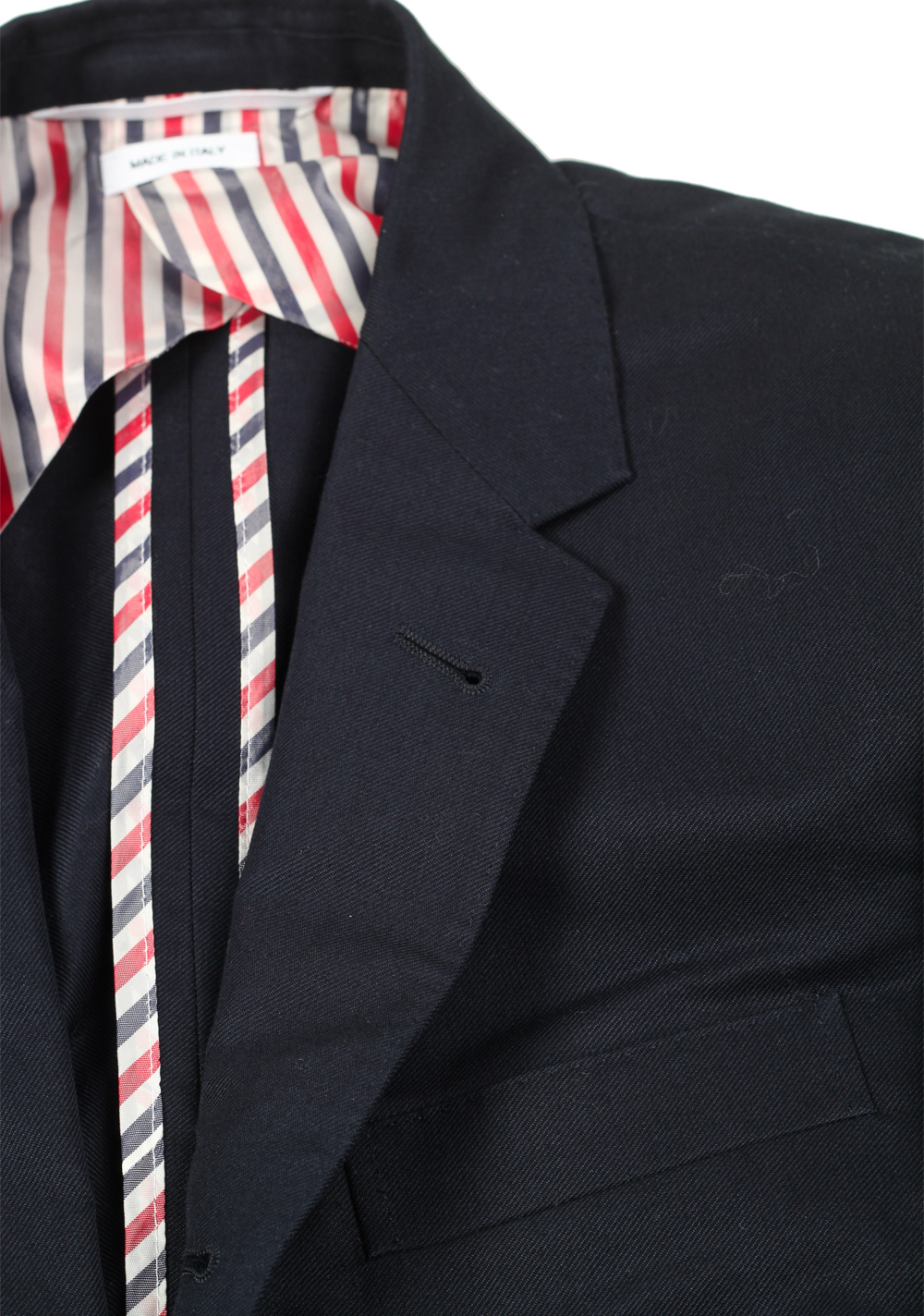 Thom Browne NEW YORK Twill High Armhole Blue Blazer Sport Coat Size 46 / 36R U.S. – image 5