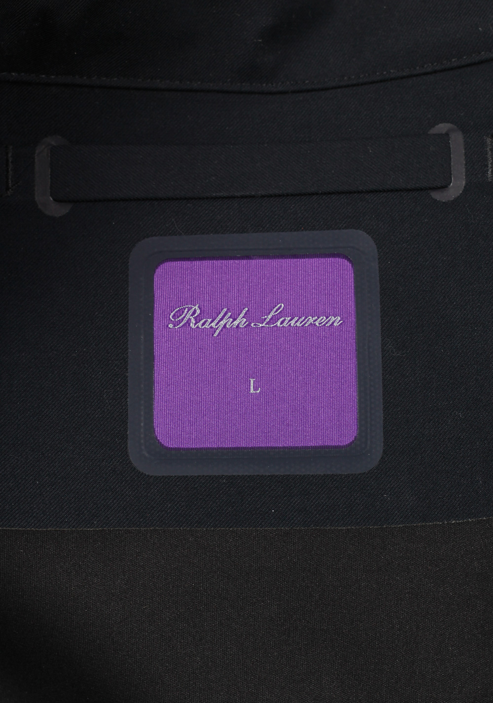 Ralph Lauren Purple Label Blue Hooded Rain Coat | Costume Limité