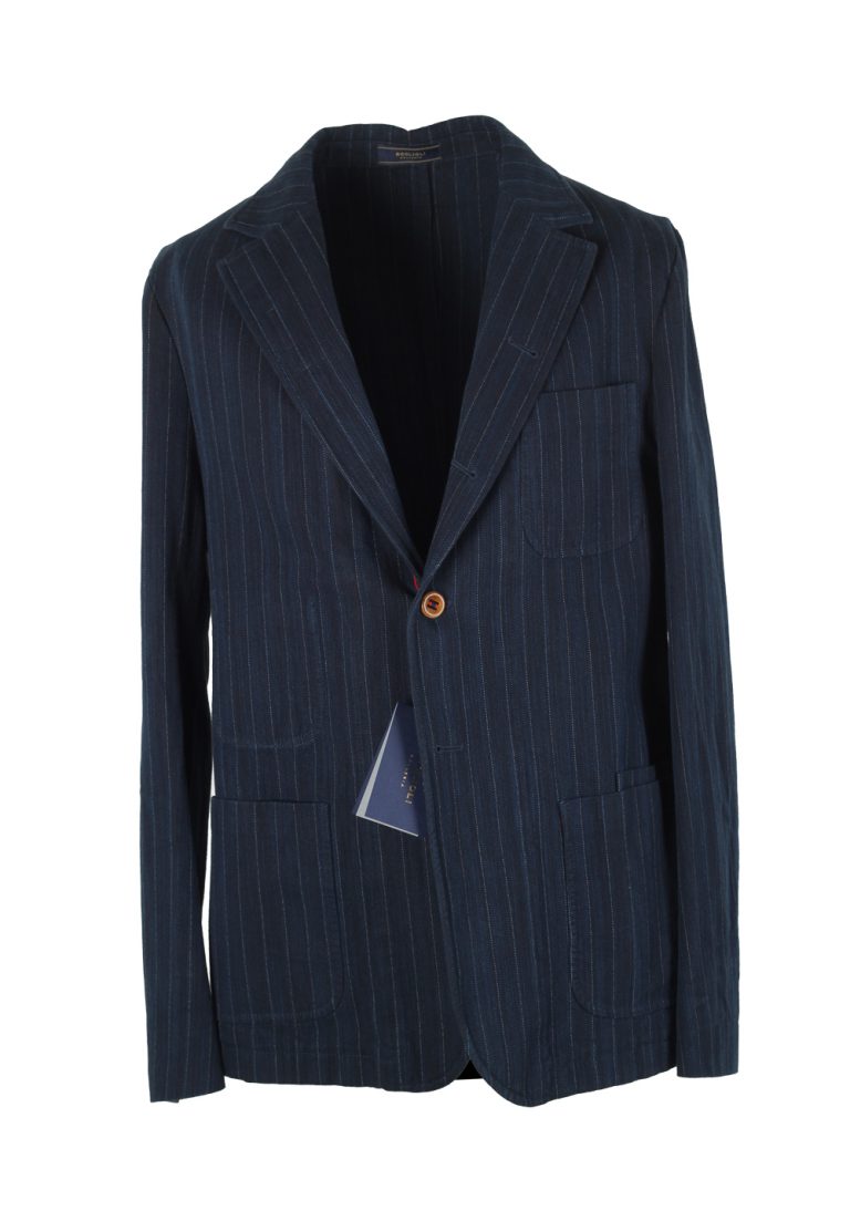 Boglioli Model Galleria 74 Blue Sport Coat Size 48 / 38R U.S. - thumbnail | Costume Limité