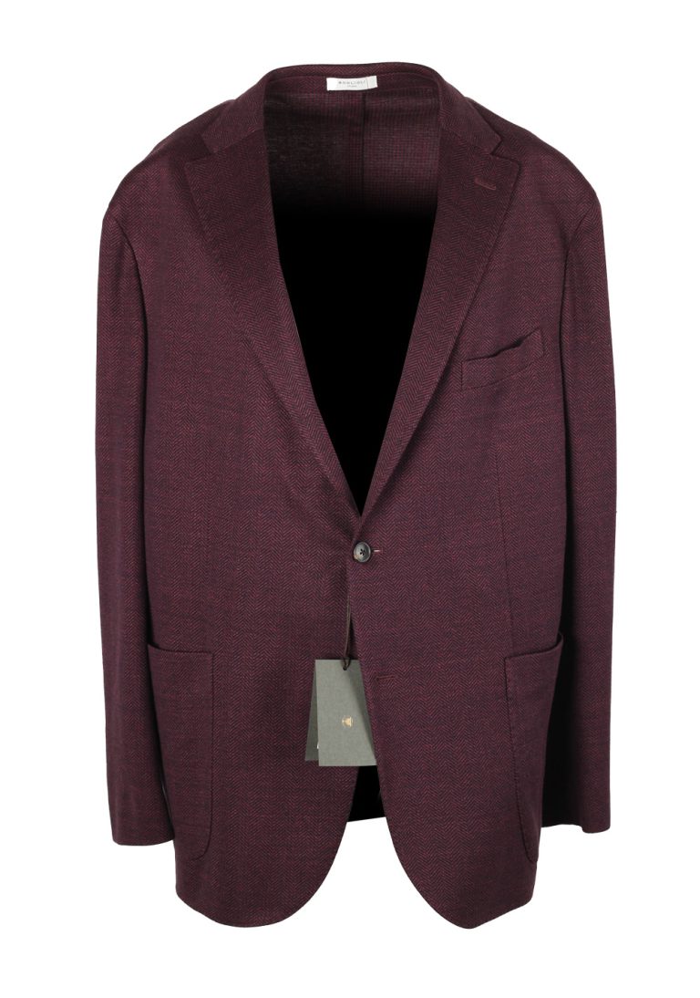 Boglioli K Jacket Burgundy Sport Coat Size 60 / 50R U.S. - thumbnail | Costume Limité