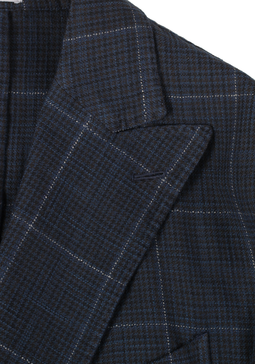 Boglioli K Jacket Checked Double Breasted Sport Coat Size 48 / 38R U.S. | Costume Limité