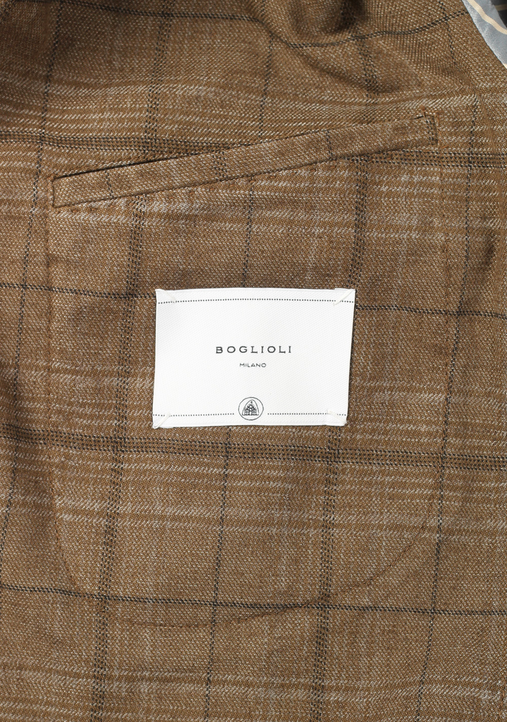 Boglioli K Jacket Brown Checked Sport Coat Size 52 / 42R U.S. | Costume Limité
