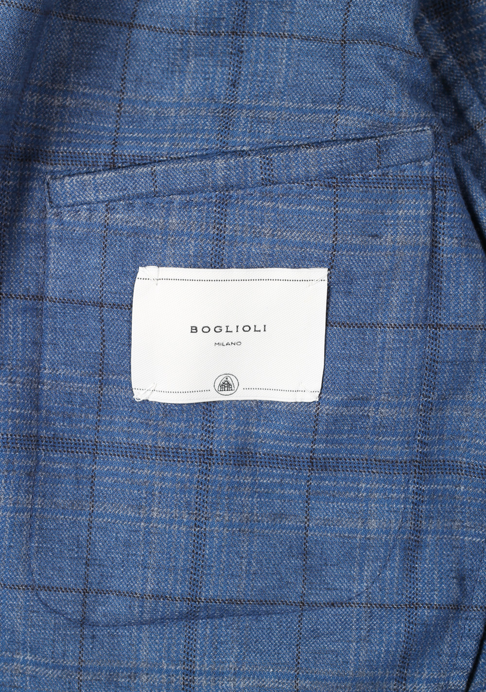 Boglioli K Jacket Checked Blue Sport Coat | Costume Limité