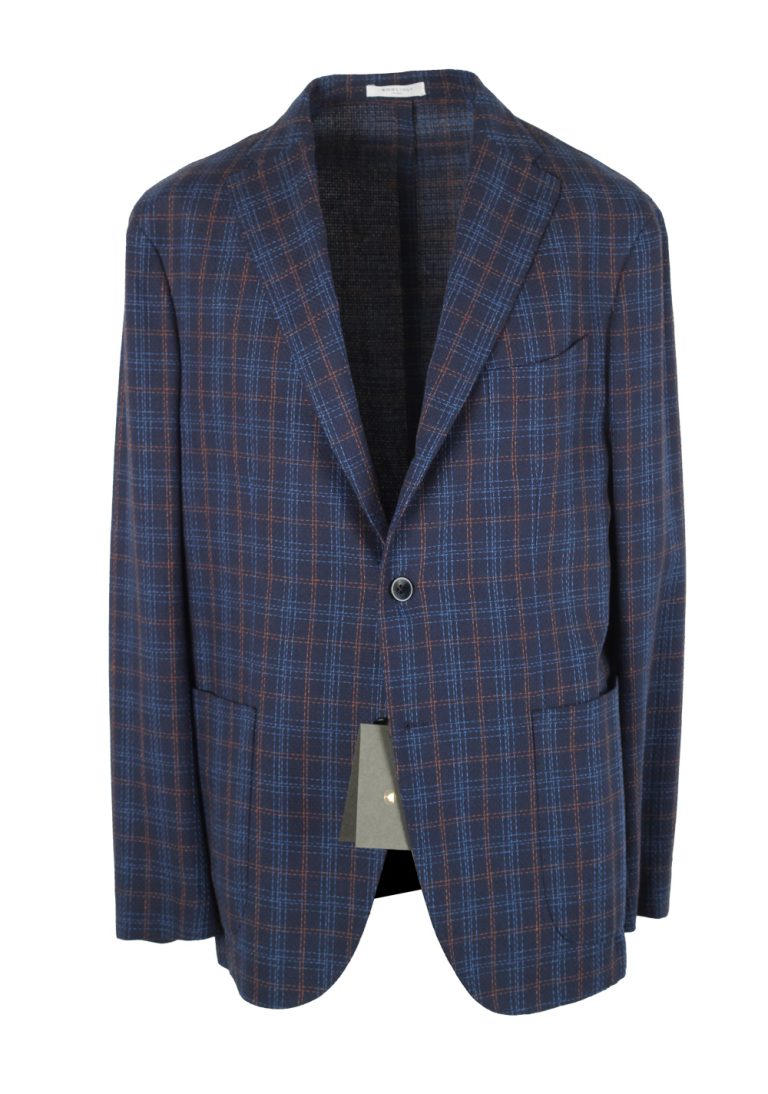 Boglioli K Jacket Brown Checked Sport Coat Size 52 / 42R U.S. - thumbnail | Costume Limité