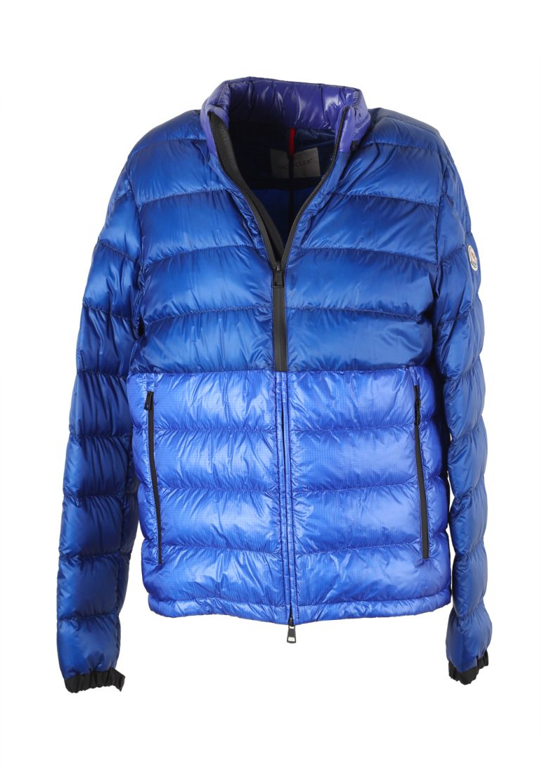 Moncler Aimar Blue Jacket Coat Size 3 / M / 50 / 40 U.S. - thumbnail | Costume Limité