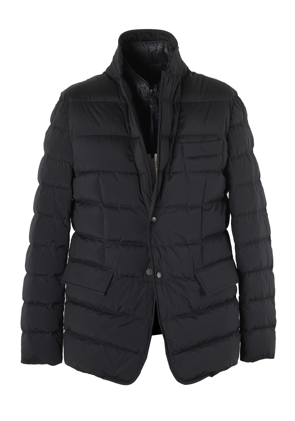 Moncler Ferrandier Blue Quilted Down Jacket Coat Size 1 / S / 46 / 36 U.S. | Costume Limité