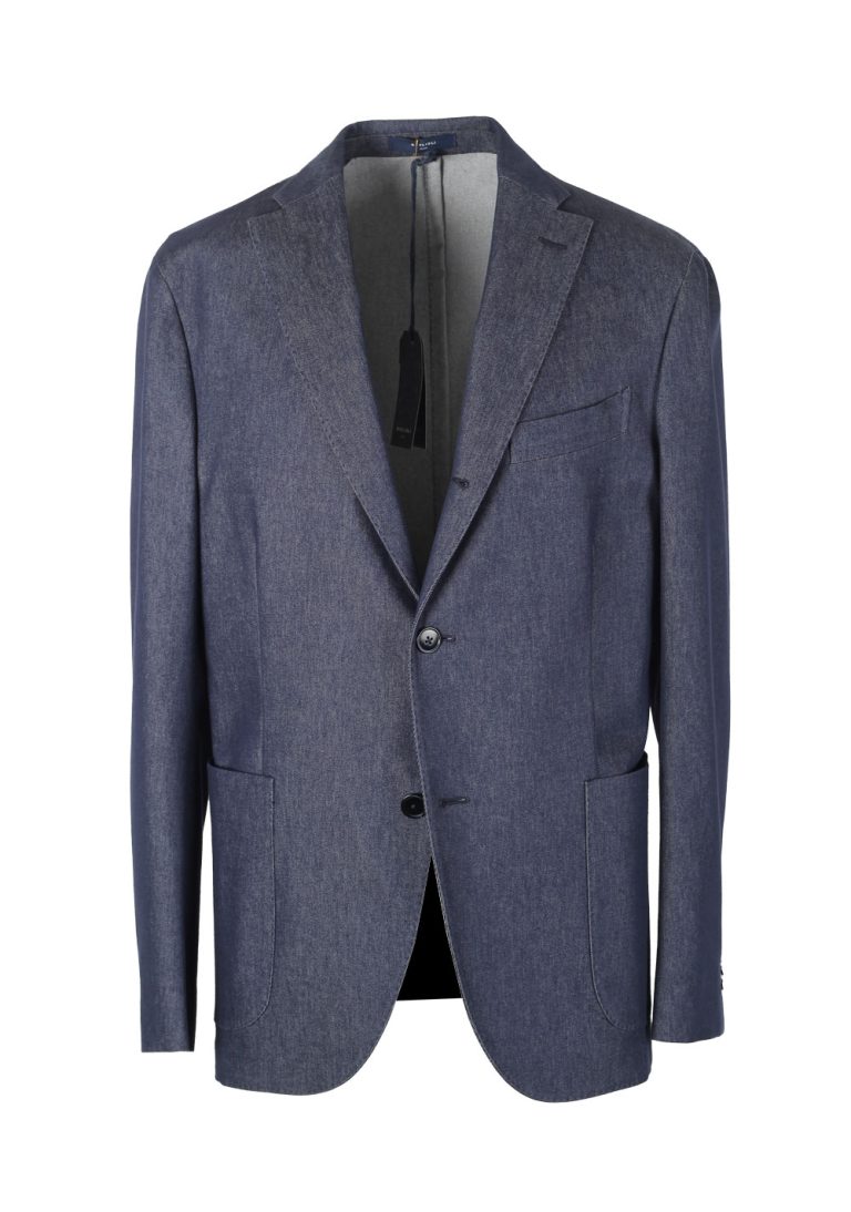 Boglioli K Jacket Blue Denim Sport Coat Size 50 / 40R U.S. - thumbnail | Costume Limité