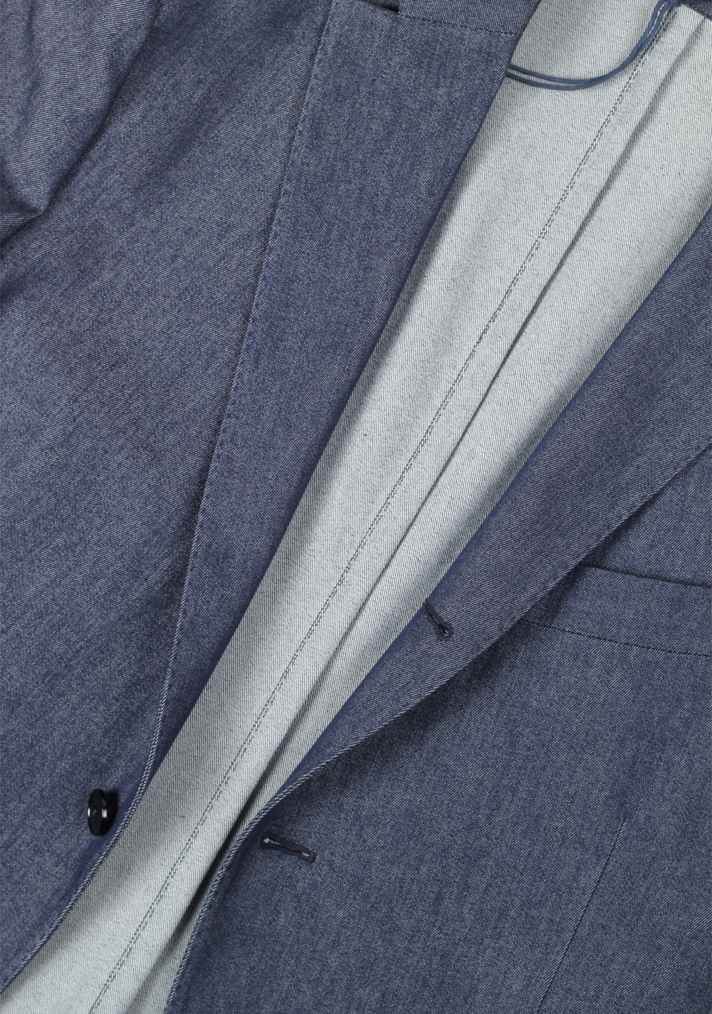 Boglioli K Jacket Blue Denim Sport Coat Size 50 / 40R U.S. | Costume Limité