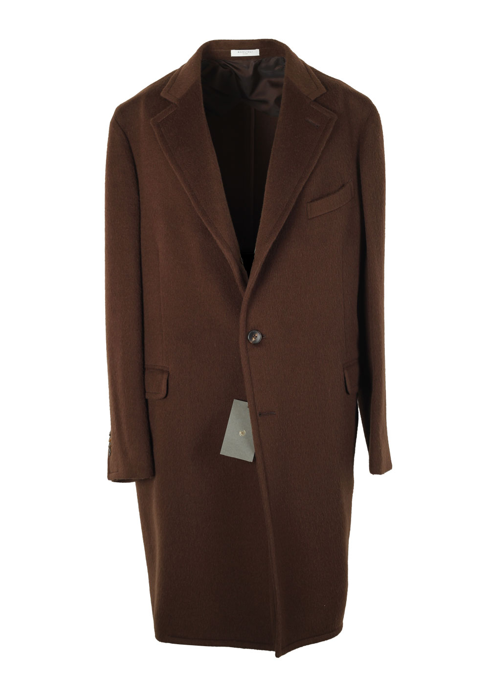 Boglioli K Jacket Brown Coat Size 56 / 46R U.S. In Wool | Costume Limité