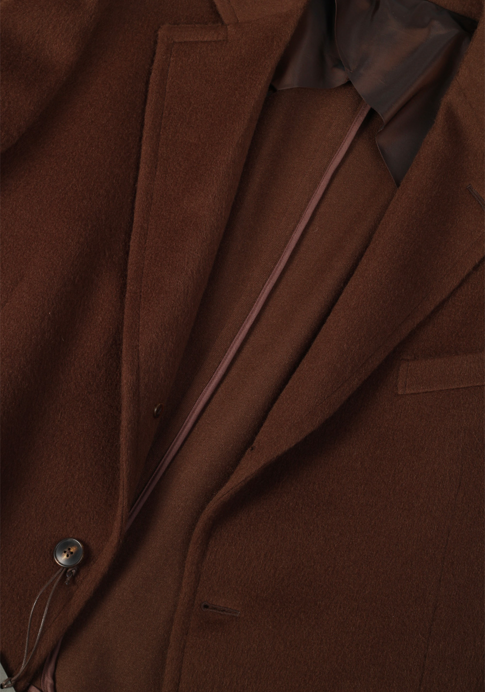 Boglioli K Jacket Brown Coat Size 56 / 46R U.S. In Wool | Costume Limité