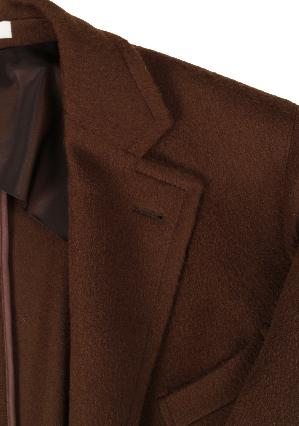 Boglioli K Jacket Brown Coat Size 56 / 46R U.S. In Wool | Costume Limité