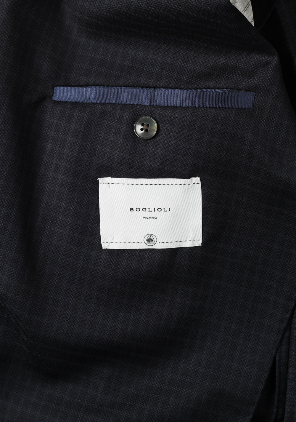 Boglioli K Jacket Checked Blue Sport Coat | Costume Limité