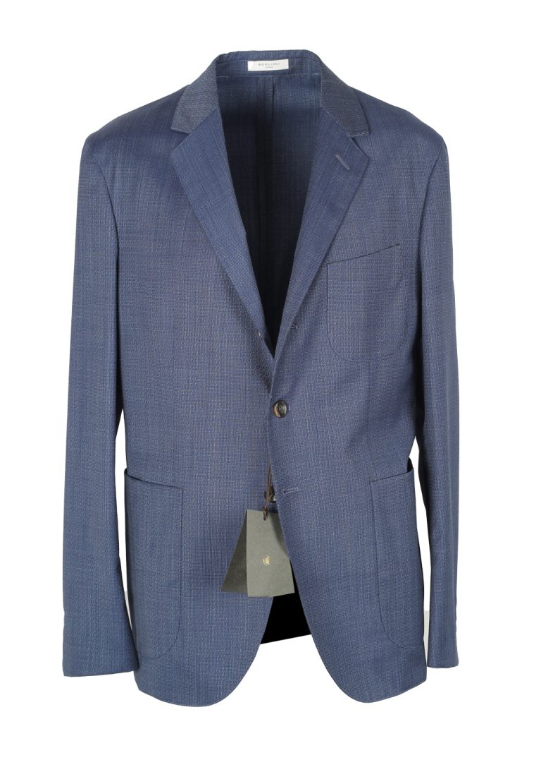 Boglioli Model 70 Blue Sport Coat Size 50 / 40R U.S. - thumbnail | Costume Limité