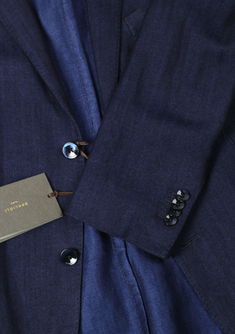 Boglioli K Jacket Blue Sport Coat Size 50 / 40R U.S. – image 4