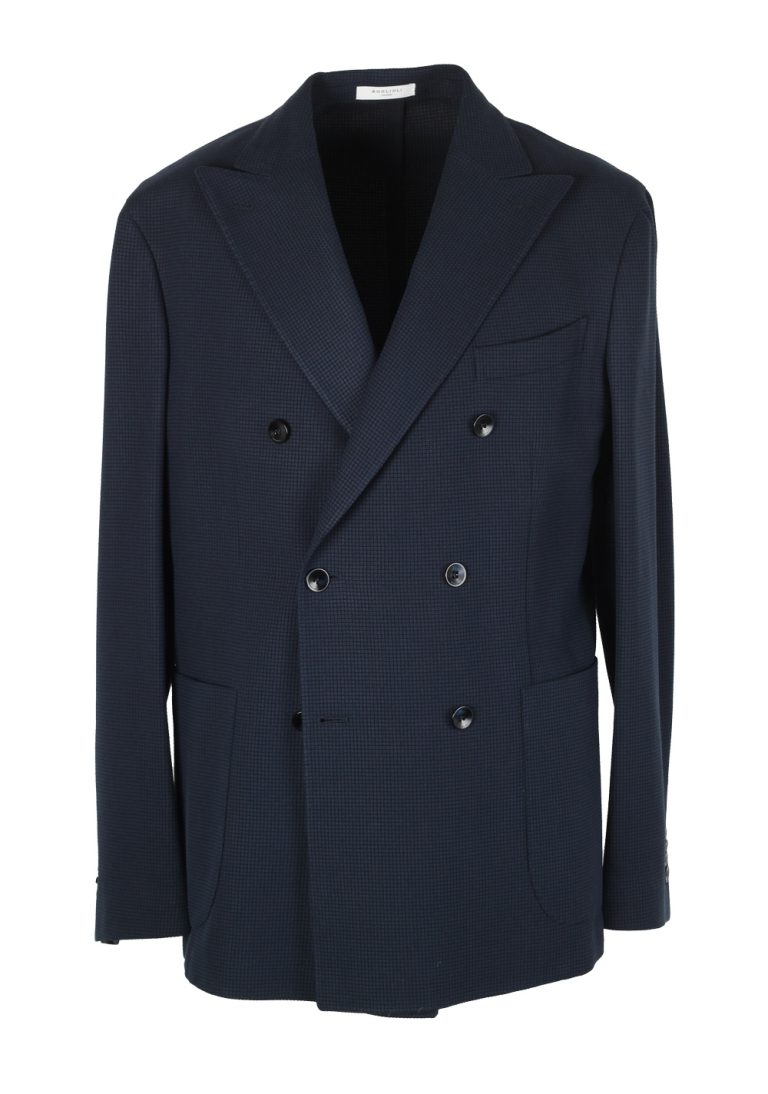 Boglioli K Jacket Blue Double Breasted Sport Coat Size 50 / 40R U.S. - thumbnail | Costume Limité