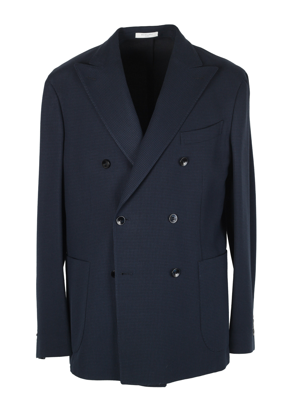 Boglioli K Jacket Blue Double Breasted Sport Coat Size 50 / 40R U.S. | Costume Limité