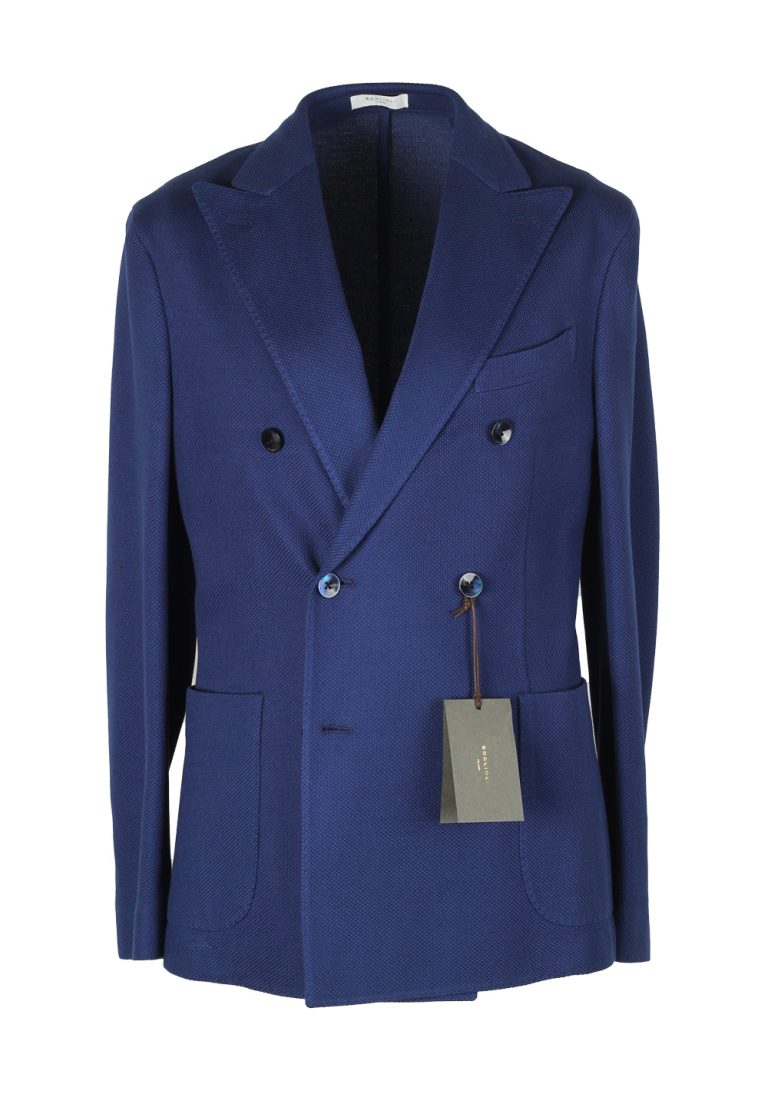 Boglioli K Jacket Blue Double Breasted Sport Coat Size 48 / 38R U.S. - thumbnail | Costume Limité