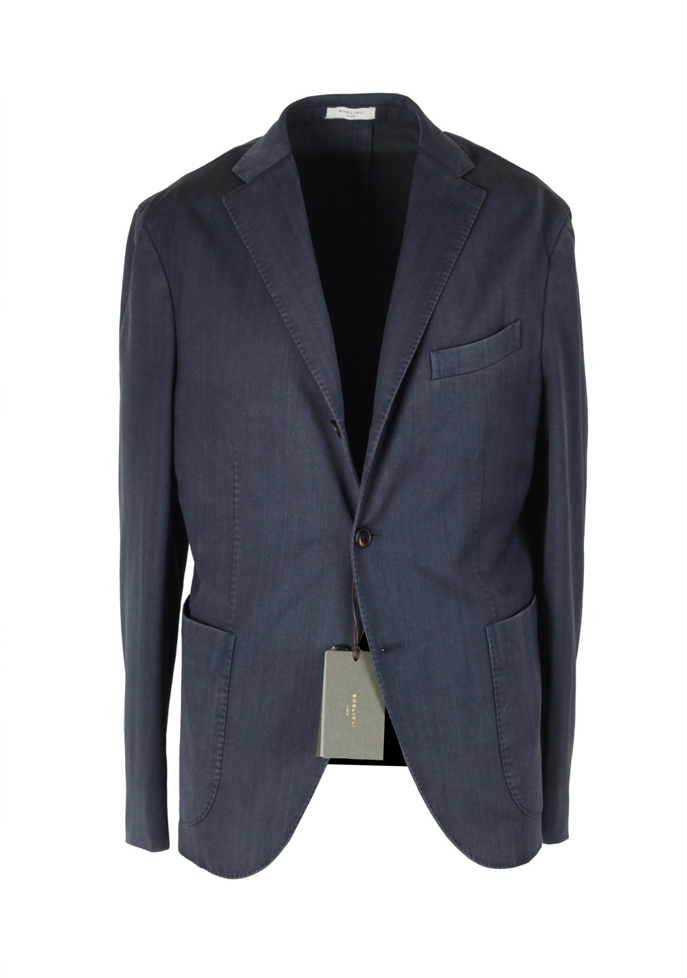 Boglioli K Jacket Blue Sport Coat Size 48C / 38S U.S. | Costume Limité