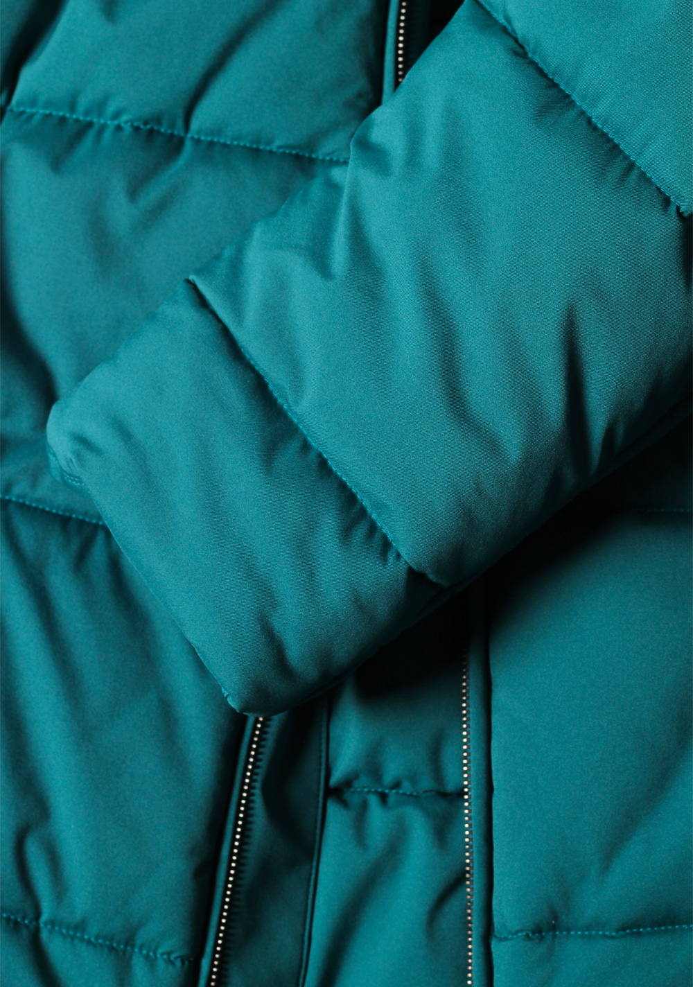 Loro Piana Teal Padded Jacket Coat | Costume Limité